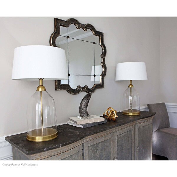 Glass Dome Table Lamp